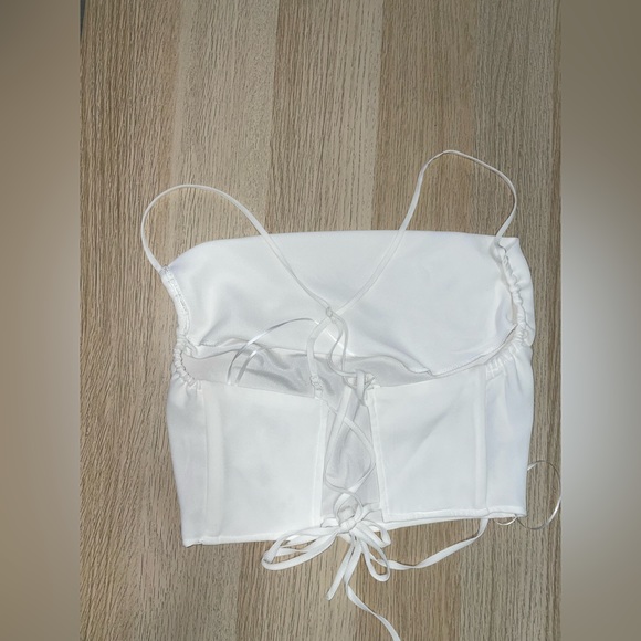 Garage Carla Cowl Lace up Cami - Picture 2 of 3